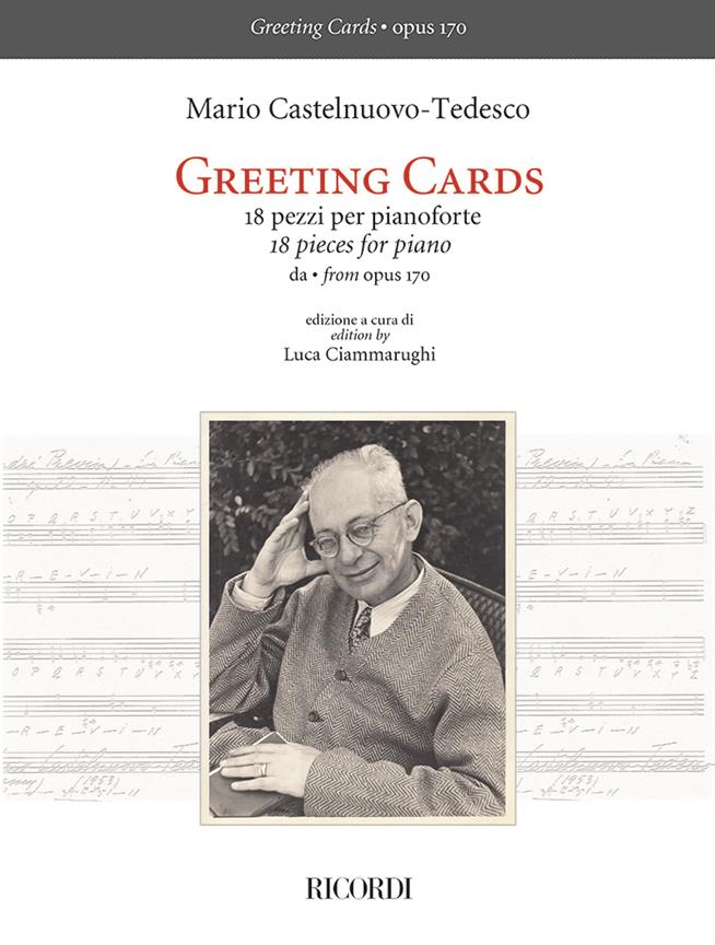 Greeting Cards - 18 pezzi per pianoforte (CASTELNUOVO-TEDESCO MARIO)