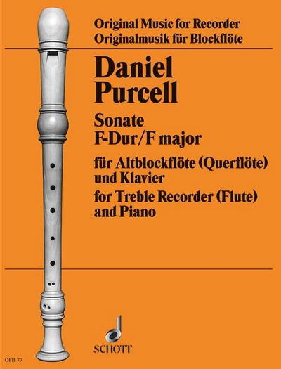 Sonata F Major (PURCELL DANIEL)