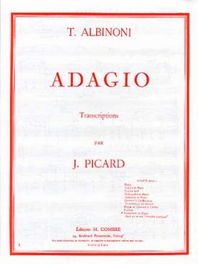 Adagio (ALBINONI TOMASO)