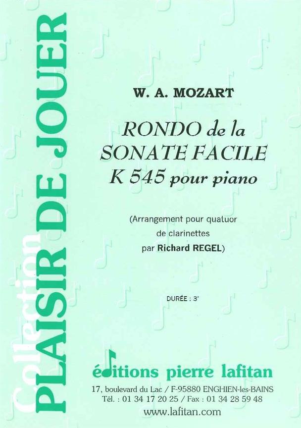 Rondo De La Sonate Facile K545 (MOZART WOLFGANG AMADEUS)