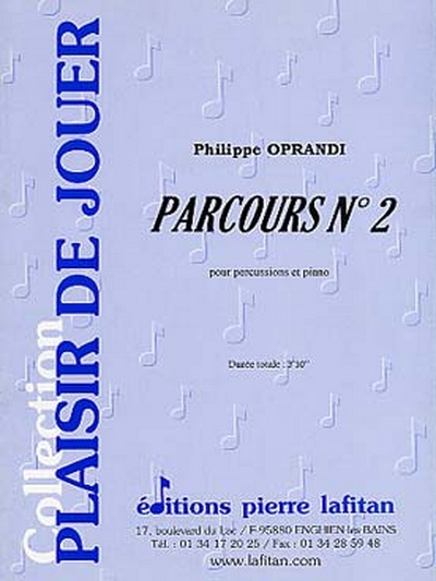 Parcours No 2 (Avec Accomp. De Piano) (OPRANDI PHILIPPE)