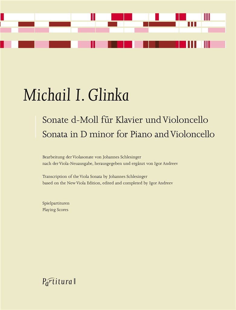 Sonate d-Moll für Klavier und Violoncello (GLINKA MIKHAIL)