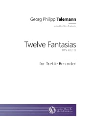 Twelve Fantasias for Solo Treble Recorder (TELEMANN GEORG PHILIPP)