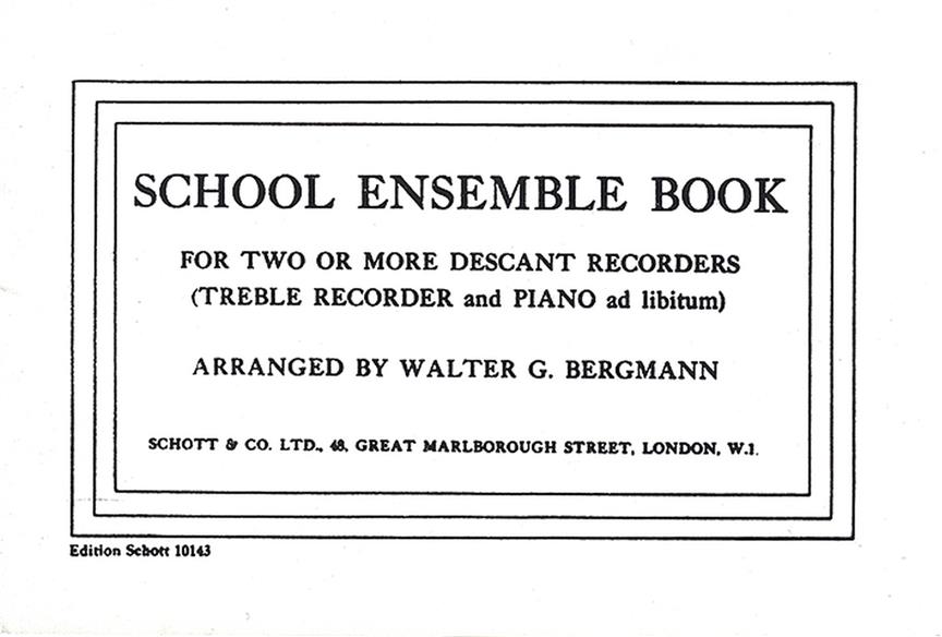 School Ensemble Book
