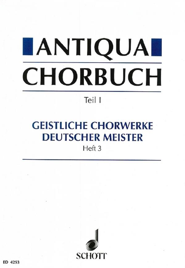 Antiqua-Chorbuch Teil I / Heft 3