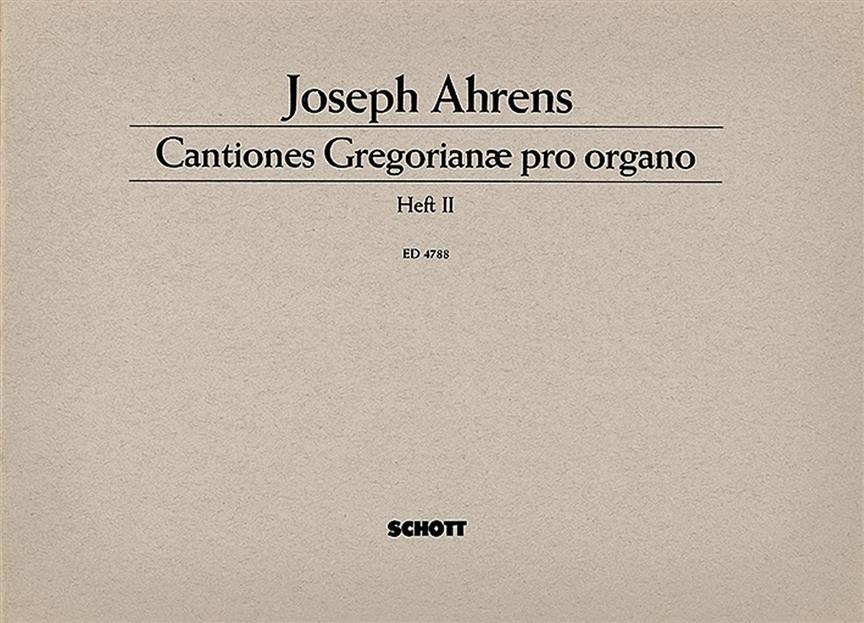 Cantiones Gregorianae Pro Organo Band 2