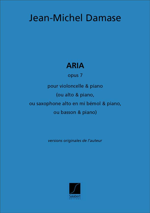 Aria Op. 7 Alto Ou Sax Ou Bsn Et Piano Partie Piano