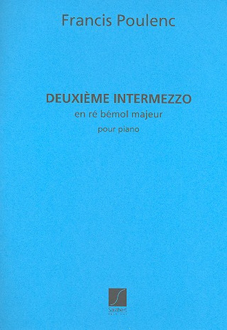 Intermezzo N 2 Piano (POULENC FRANCIS)