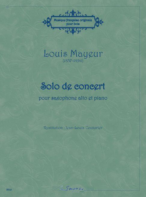 Solo De Concert (MAYEUR LOUIS)