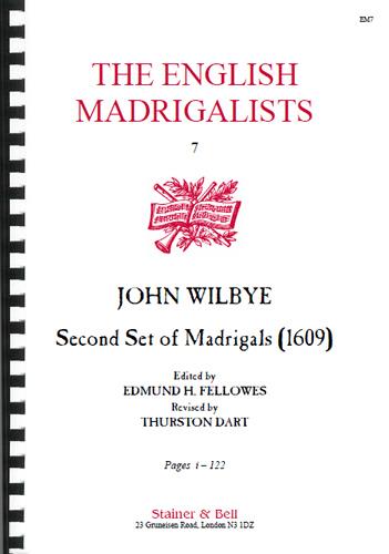 Second Set Of Madrigals (WILBYE JOHN)