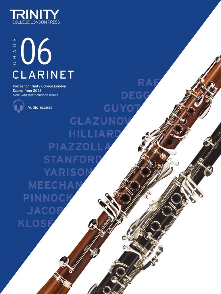 TCL Clarinet Exam Pieces from 2023: Grade 6