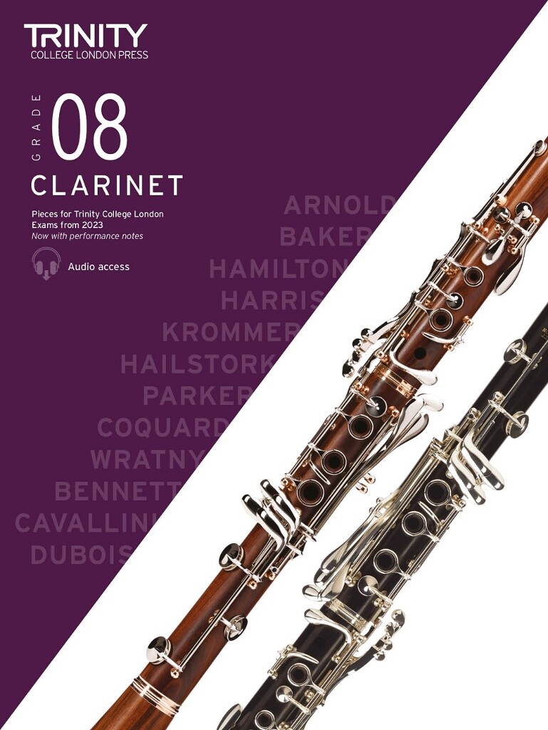 TCL Clarinet Exam Pieces from 2023: Grade 8
