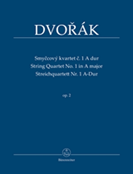 String Quartet #1 A Major Op. 2 (DVORAK ANTONIN)