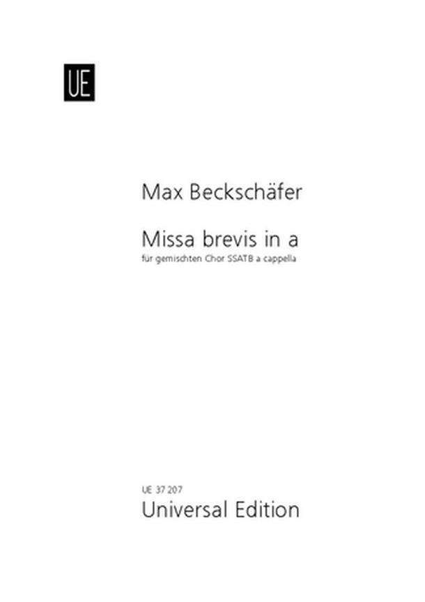Missa brevis (BECKSCHAFER MAX)