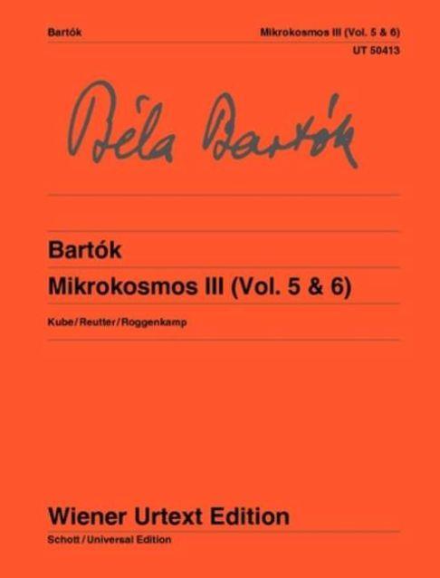 Mikrokosmos Band 3 (Vol. 5 And 6) (BARTOK BELA)