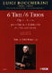 Trios Op. 1 (G 77-82) For 2 Violins And Violoncello. Vol.1: Trios Nos. 1-3 [Score] (BOCCHERINI LUIGI)