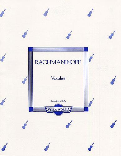 Rachmaninoff Vocalise Alto / Po