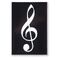 Magnet G-clef black