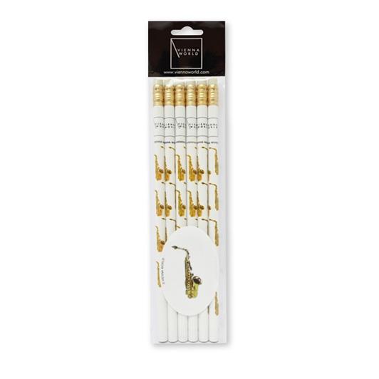 Pencil set Saxophone (6 pcs)