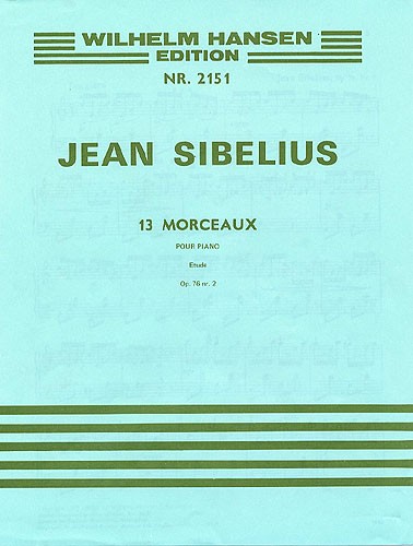 Sibelius 13 Morceaux Op. 76 No2 Piano (SIBELIUS JEAN)