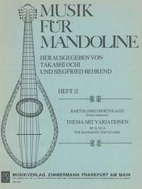 Thème Avec Variations Op. 10, 4 Pour Mandoline Et Guitare