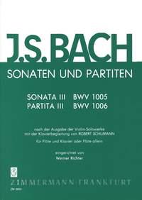 Sonates Et Partitas Bwv 1005/1006 Pour Flûte Et Piano (Flûte Solo)