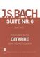 Suite Bwv 1012 #6 Pour Guitare Solo