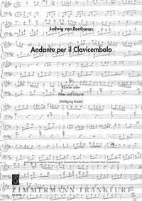 Andante Per Il Clavicembalo Pour Piano (Flûte/Guitare)