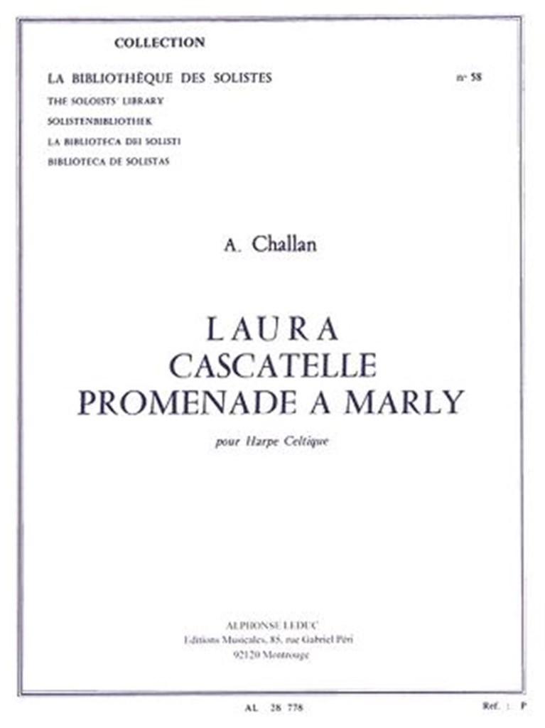 Laura/Cascatelle/Promenade A Marly/Harpe Celtique Lm058