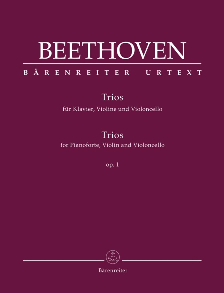Trios for Pianoforte, Violin and Violoncello Op. 1 (BEETHOVEN LUDWIG VAN)