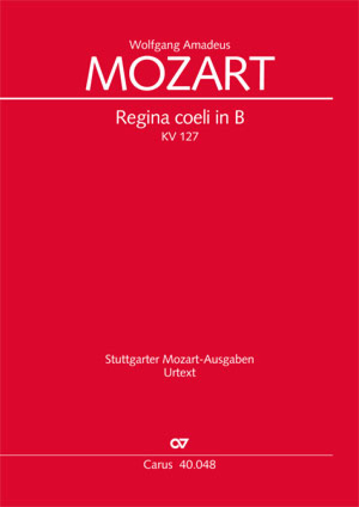 Regina Coeli In C (MOZART WOLFGANG AMADEUS)