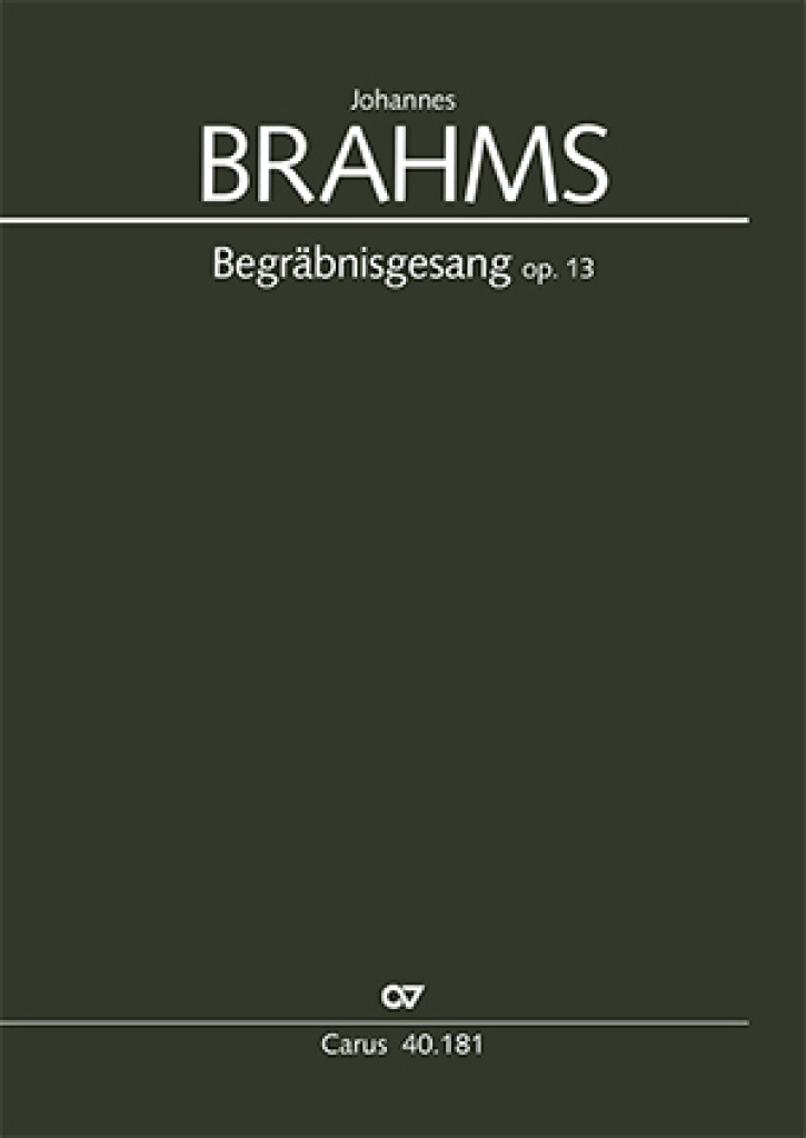 Begräbnisgesang (BRAHMS JOHANNES)