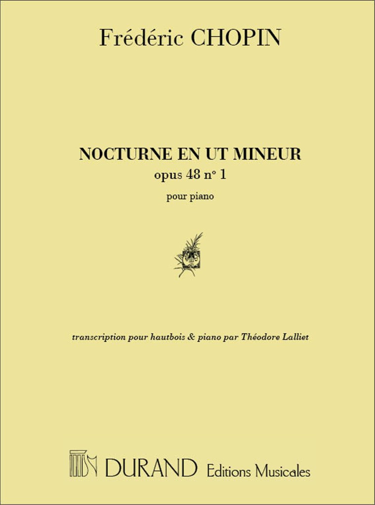 Nocturne Op. 48 N 1 Hautbois/Piano