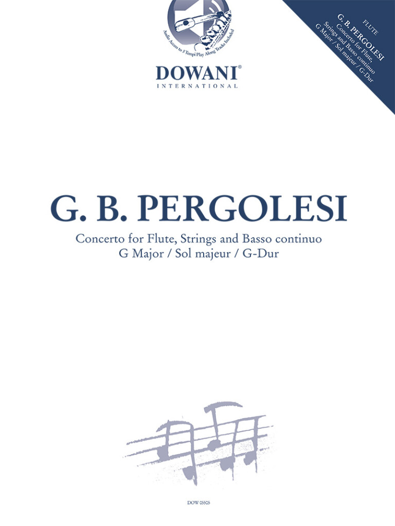 Concerto for Flute, Strings and Basso Continuo (PERGOLESI GIOVANNI BATTISTA)