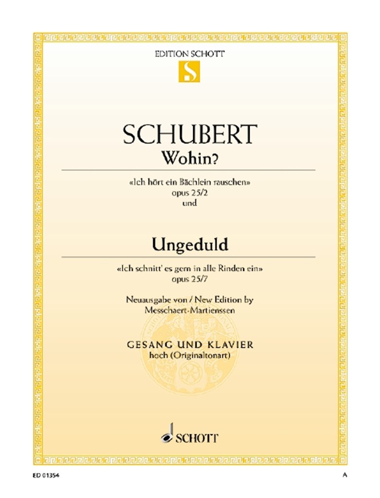 Wiegenlied/Schlafe Holder (SCHUBERT FRANZ)