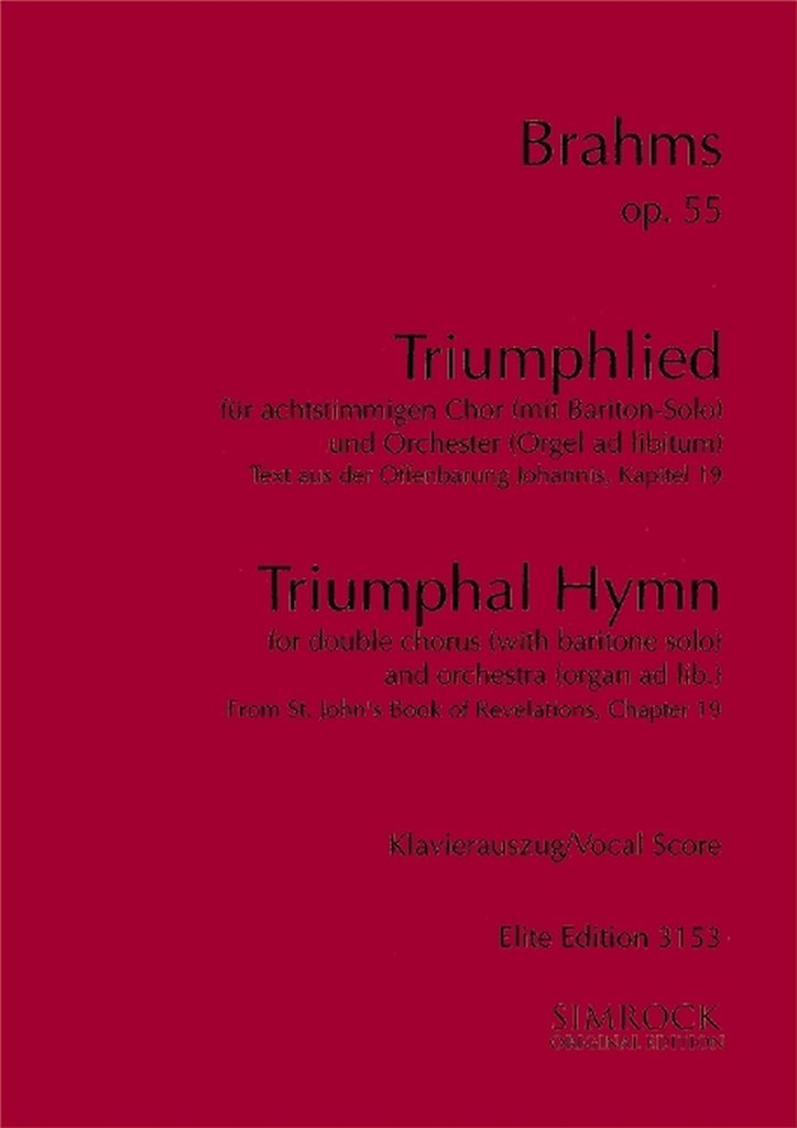 Triumphal Hymn Op. 55