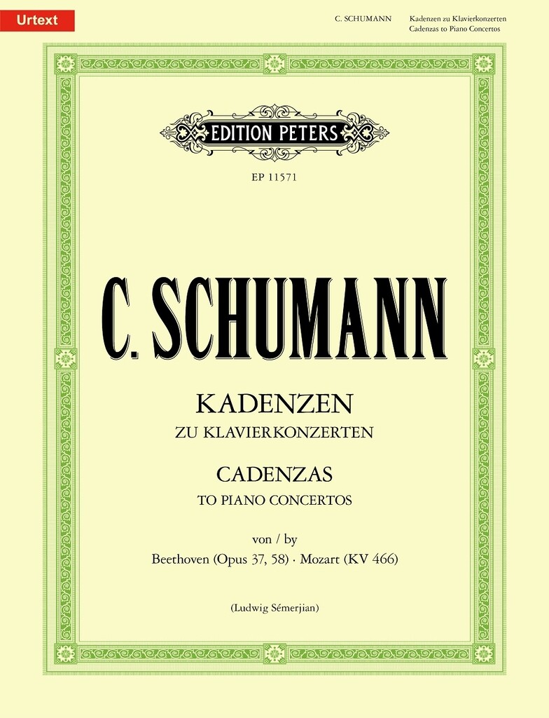 Cadenzas to Piano Concertos (SCHUMANN CLARA)