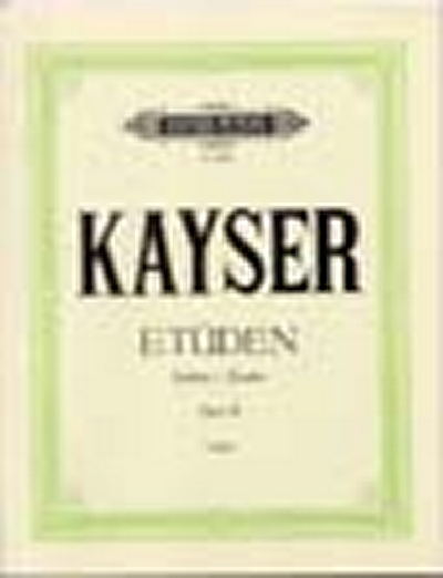 36 Studies Op. 20 for Violin (KAYSER HEINRICH ERNST)