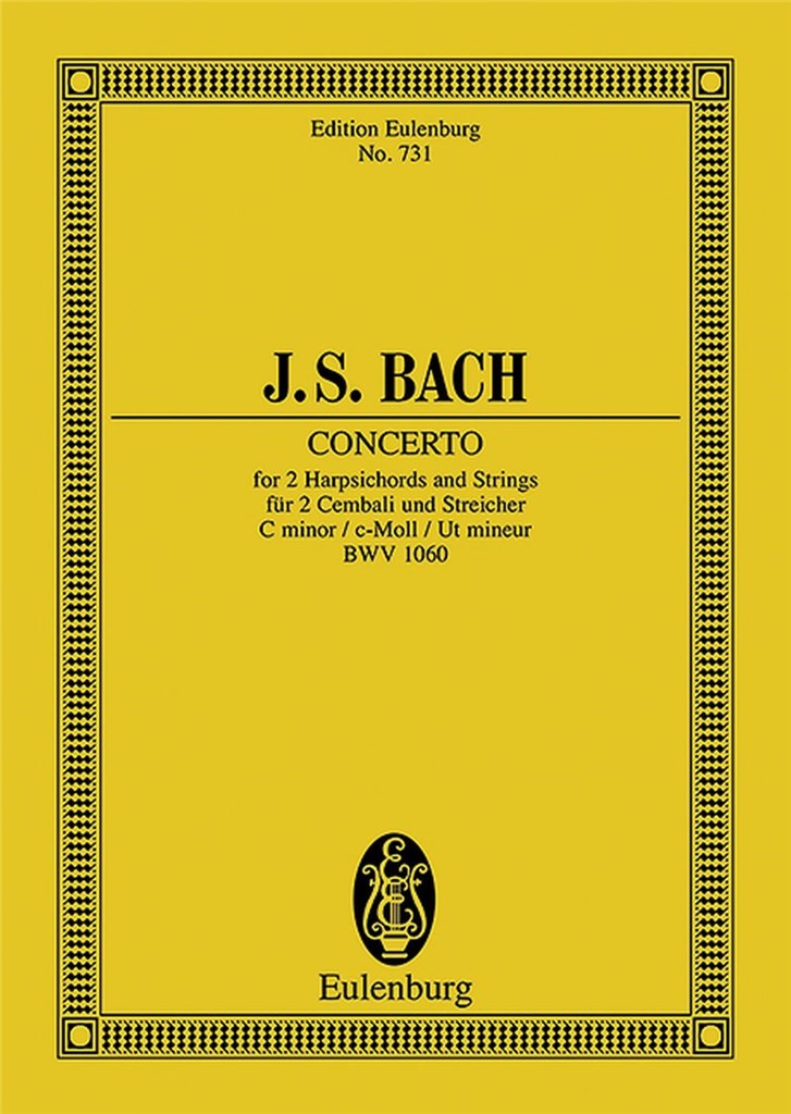 Concerto C Minor Bwv 1060