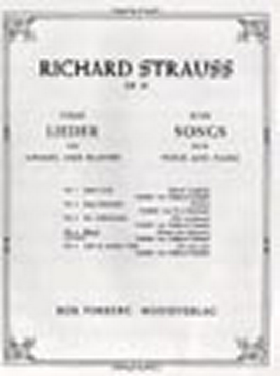 5 Songs Op. 39, #4: Befreit (STRAUSS RICHARD)