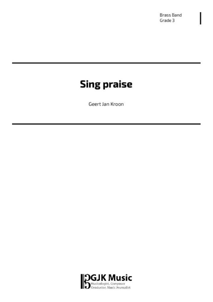 Sing Praise (KROON GEERT JAN) (KROON GEERT JAN)