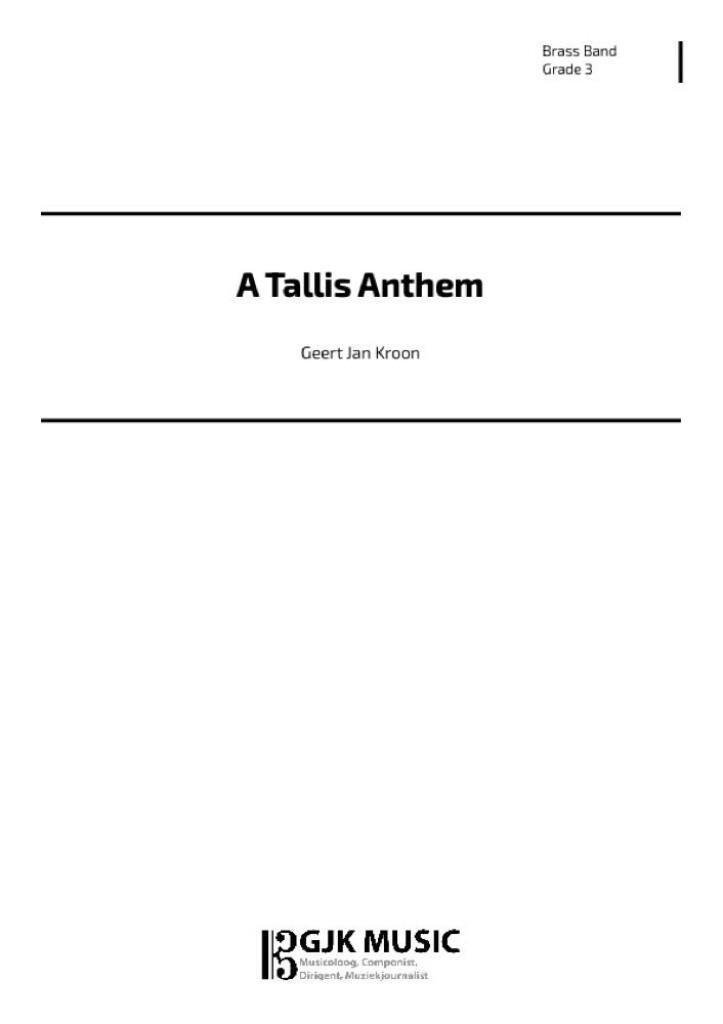 A Tallis Anthem (KROON GEERT JAN) (KROON GEERT JAN)