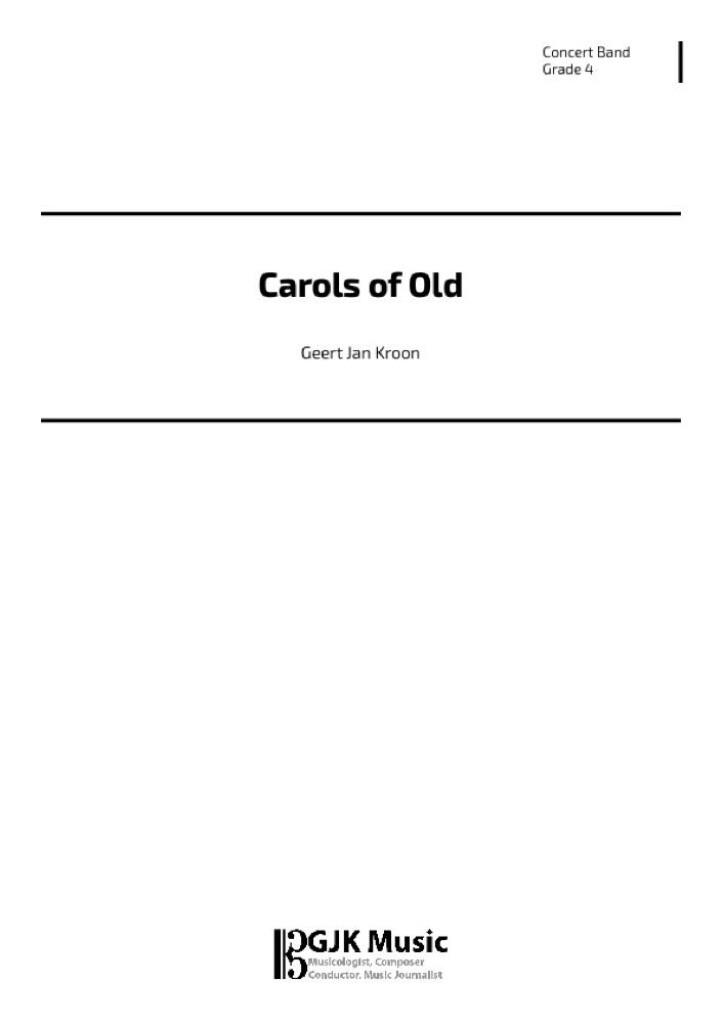 Carols of Old (KROON GEERT JAN)