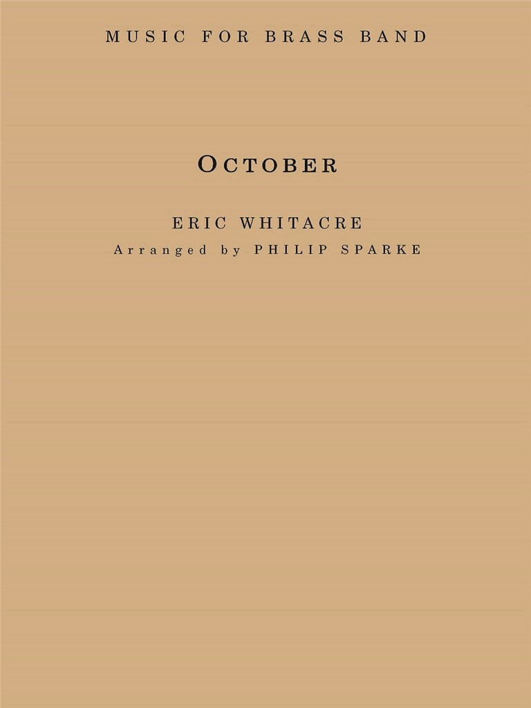 October (WHITACRE ERIC)