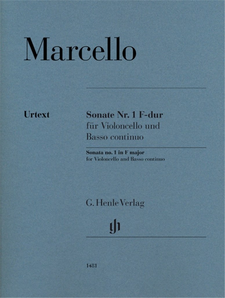 Sonata no. 1 F major for Violoncello and Basso continuo (MARCELLO BENEDETTO)