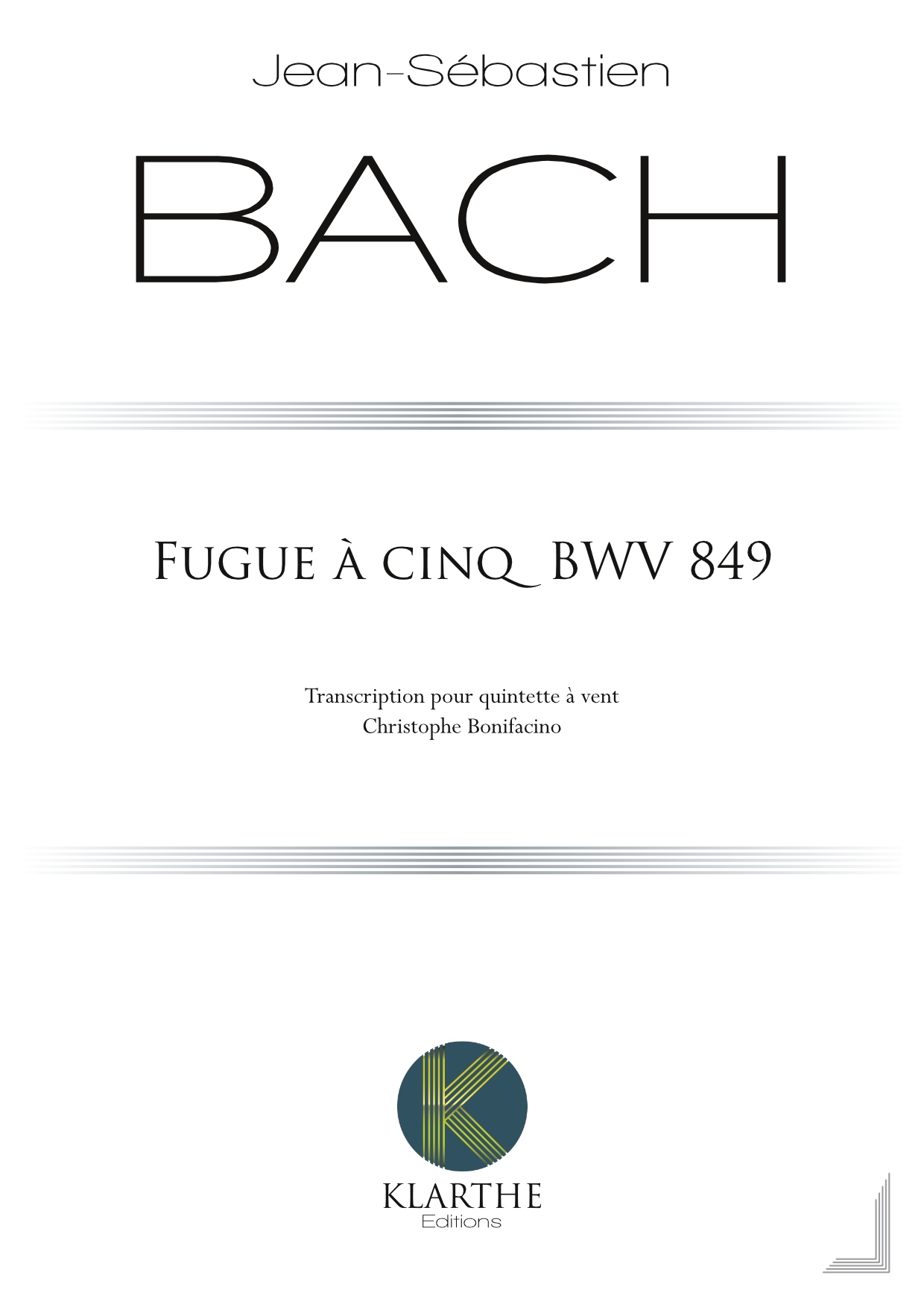 Fugue � 5 BWV 849 (BACH JOHANN SEBASTIAN)