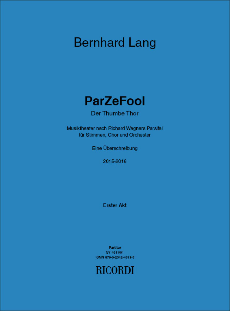 ParZeFool (LANG BERNHARD)