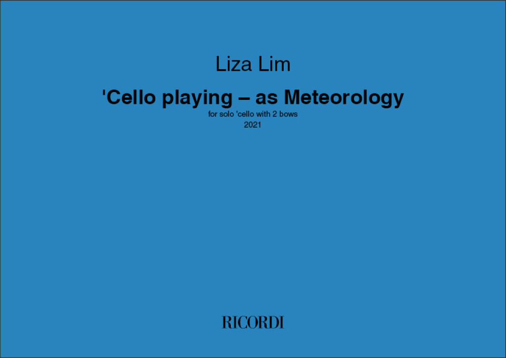 'Cello playing - as Meteorology (LIM LIZA)