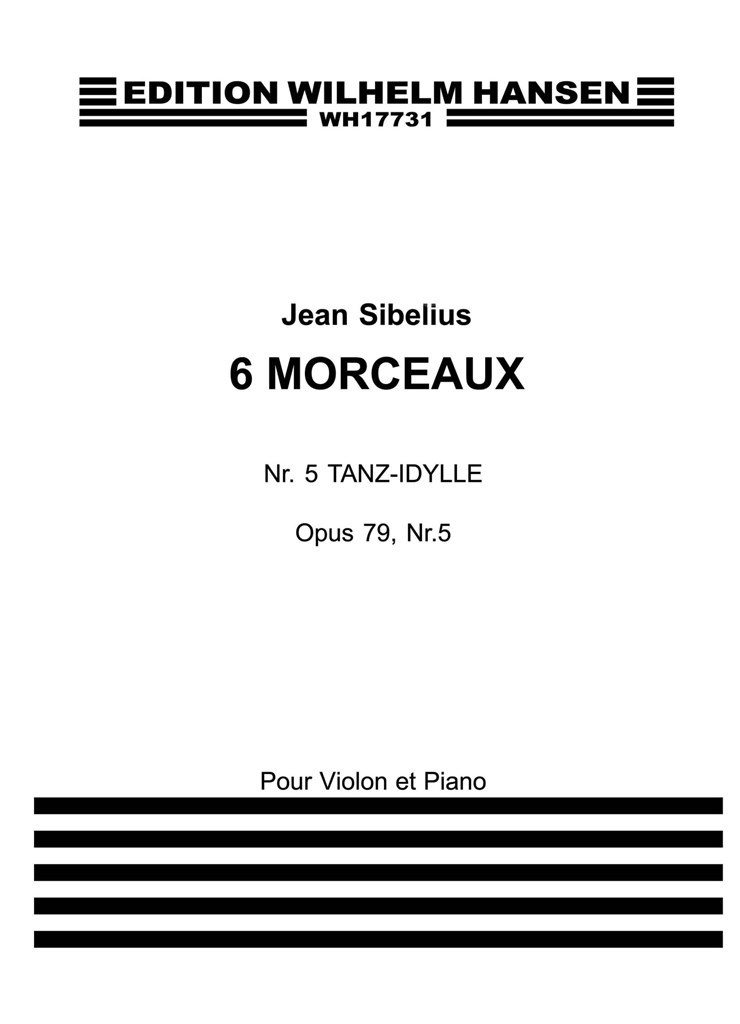 Sibelius 6 Morceaux Op. 79 No4 Violon Et Piano