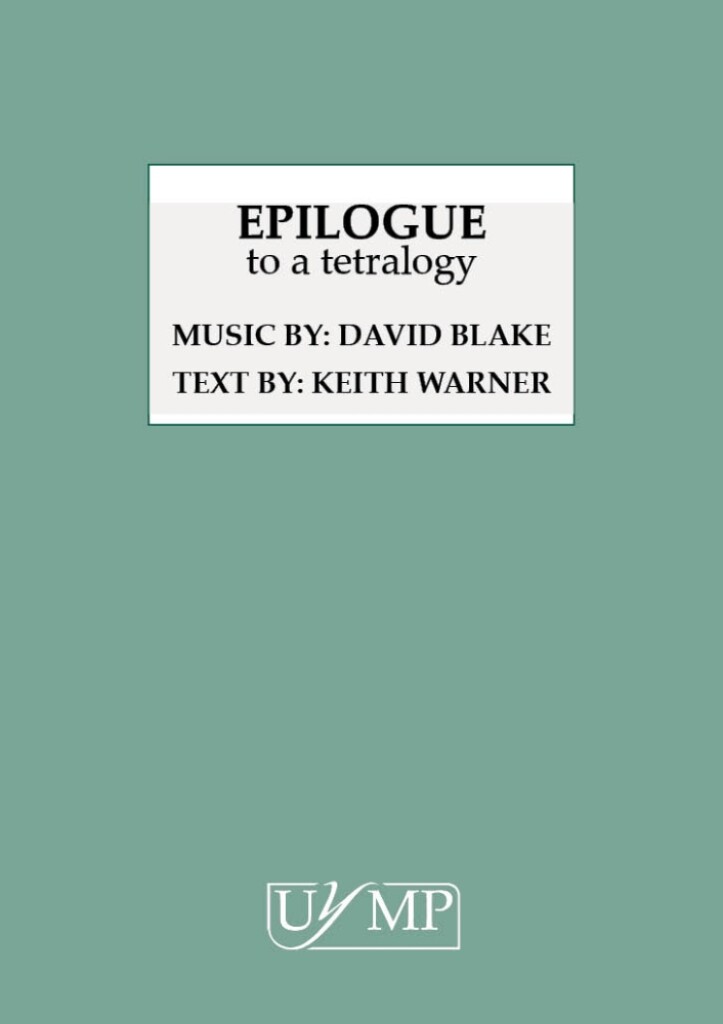 Epilogue to a tetralogy (BLAKE DAVID) (BLAKE DAVID)